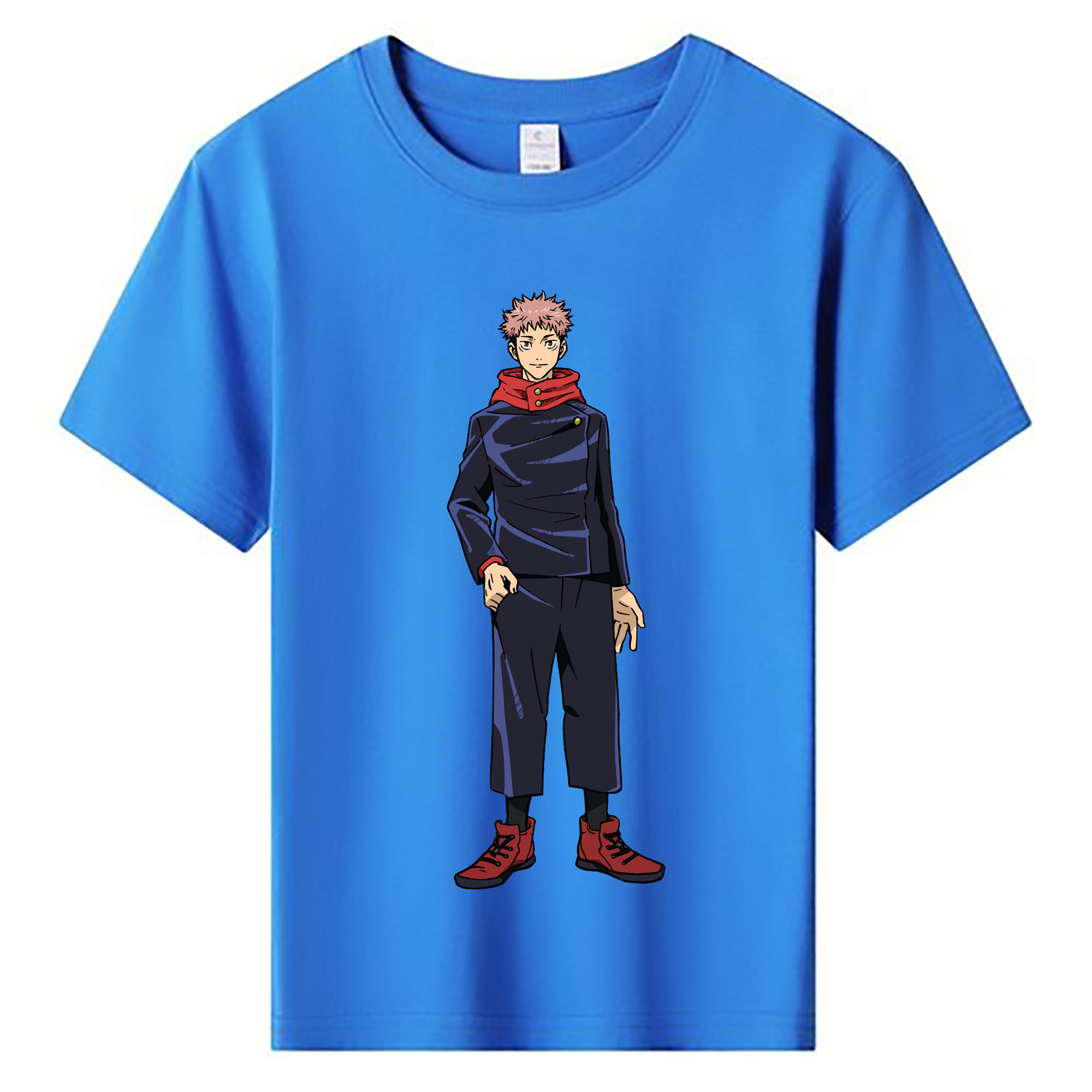 （画像用） 呪術廻戦 Jujutsu Kaisen 綿100％キッズTシャツ（フロントプリント）